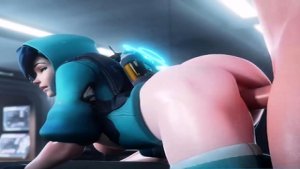 Anime Busty Babes Bald Cunt Gets Pussies Pounded by Big Dick