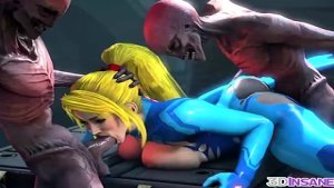 Big tits blonde riding big alien dicks