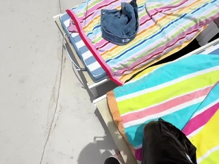 Juniper Ren Gets Railed In Her Bikini By The Poolside